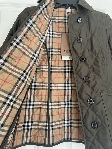 burberry olive|burberry fernleigh thermoregulated jacket.